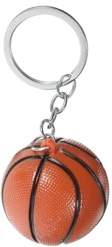 Amosfun Basketball SchlüSselanhäNger 1.53 Zoll Pu & Legierung Kreativer Sport SchlüSselbund FüR Handtasche Auto Basketball Fan Geschenk & Party Dekoration