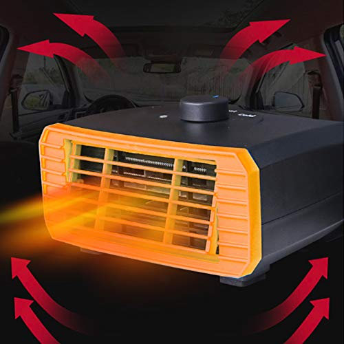 Tragbare Autoheizung Defroster, Baceyong 120W 12V Autoheizung Lüfter Fensterheizung 2in1 Auto Auto Zigarettenanzünder