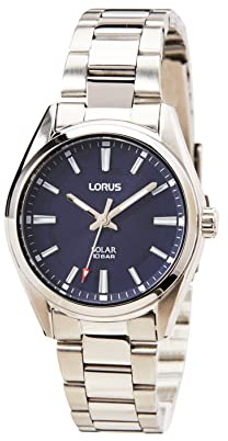 Lorus Damen-Uhr Solar Edelstahl mit Metallband RY501AX9