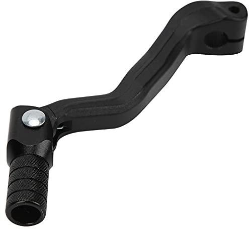 Buachois Leva del Cambio per Moto, Leva del Cambio Pieghevole in Lega di Alluminio Nera Adatta per CG CB NC 125 150 200 250
