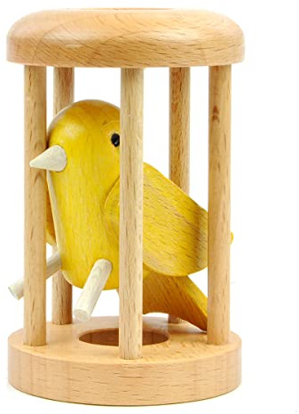 Logica Spiele Art. Kanarienvogel en Kafig - Holzpuzzle - Schwierigkeit 4/6 Extrem