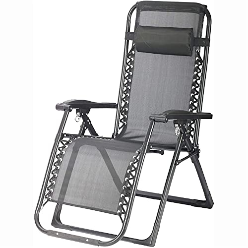 Zero Gravity Liegestuhl, Garten-Relax-Sessel, übergroße Chaiselongue, faltbar, verstellbar, verstellbar, for den Außenbereich, Strand, Büro, Garten-Chaiselongue