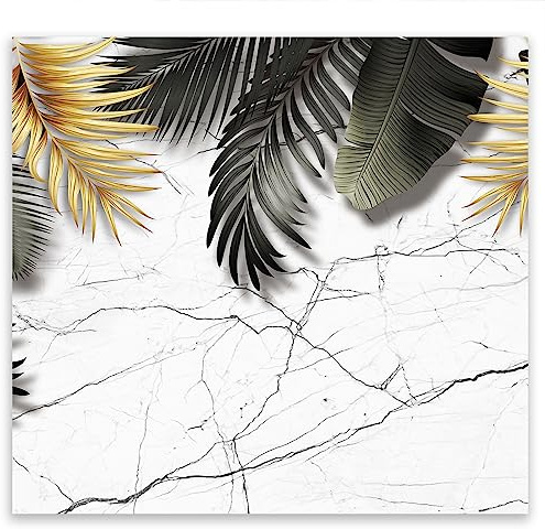 SMTDeco Protection plaque de cuisson, vitrocéramique, verre trempé, pour cuisinières électrique, à induction,planche à découper 50x52 cm pièce unique motif Marbre blanc