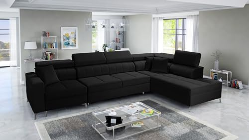 IM SOFA Großes Wohnzimmer XXL Eckcouch SID X MINI Links/rechts Farbe wählbar TOP Qualität