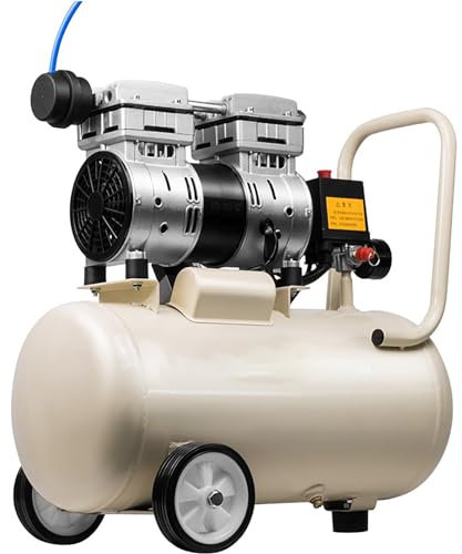 FresQa Compresor de Aire pequeño, Bomba de inflado silenciosa sin Aceite,550W30L