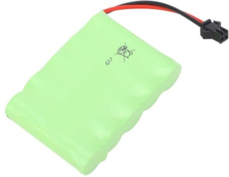 Keenso 6.0V 2400mAh Lithium Battery Lightweight Design, Long Battery Life, High Capacity Lithium Battery with SM 2P Plug for RC Cars Trucks, Rechargeable Lithium Battery