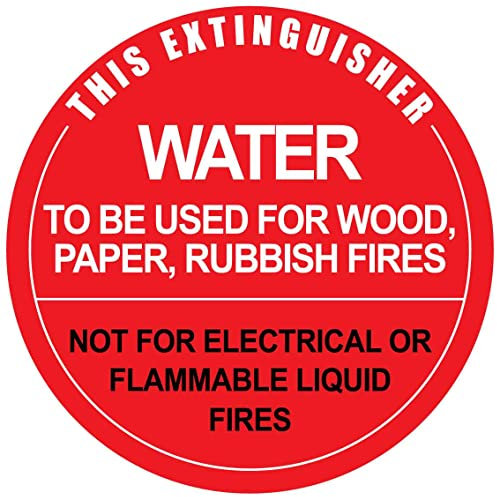 Questo Estintore Ad Acqua Segnali Di Avvertimento Poster Metallo Vintage Targa In Metallo Retrò Targhe Metallo Per Bagno Cafe Cucina S