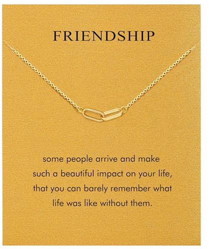Friendship Necklace BFF Gifts for Best Friend Circle Knot Necklace (Friend-circle)