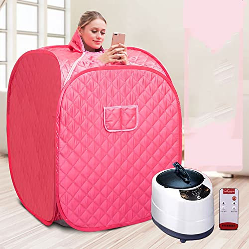 KJHYYPP Tienda de Sauna Interior Liviana, SPA de Sauna de Vapor portátil, se Pueden cronometrar 99 Minutos, Sauna de Vapor, con Control Remoto y 5 Engranajes Ajustables