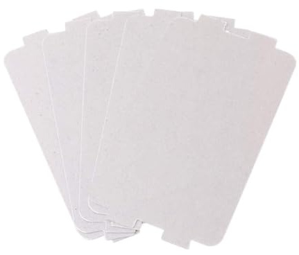 5 piezas de placa de mica gruesa para horno microondas, pieza de repuesto de 107 x 64 mm