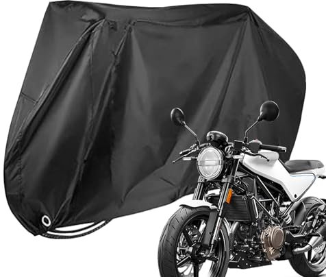 Bike Cover for Scooter - Push Bike Cover, Stationary Bike Covers | Heavy Duty Indoor Outdoor Motorcycle Cover with Small Storage Bag, Thickened Outdoor Bike Cover