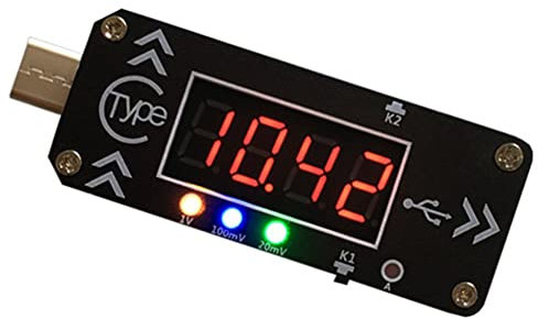 Okeeyseda USB Ricarica Trigger Caricatore Voltmetro Amperometro 5V/9V/12V/15V/20V/ PD2.0 PD3.0 Tipo-C USB Decoy Device per Caricabatterie PD