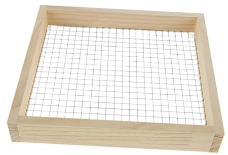 perfk Handheld Garden Boden Sieb Manual Kies Sieb Felsen Sieben Boden Garten Sifter Gartenwerkzeug Multifunktional Leichtgewicht