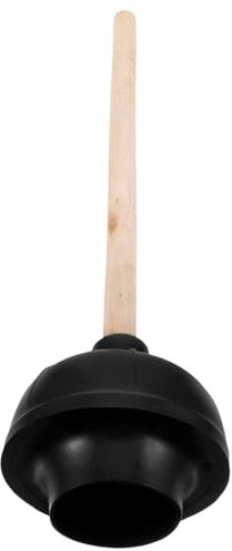 Warmhm Sturalavandini con Manico in Legno per Lavello da Cucina e Bagno Pompa di Scarico Multiuso Facile da Pulire e Duratura