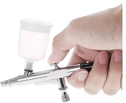 Pistola per Verniciare, Pistola a spruzzo for aerografo da 20 cc 40 cc, a doppia azione, for torta, tatuaggio, pistola, strumento for unghie, 0,3 m.(NT-131S)