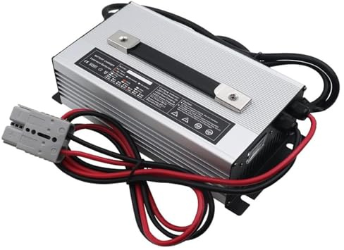 WLEJSL Caricabatterie Ad Alta Potenza 1500W Caricatore Carrelli Elevatori Elettrici 24V 40A con Connettore Anderson (50A/120A/175A/350A) e Display LCD, Ideale per Transpallet Elettrici,350A