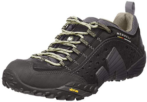 Merrell Men's Intercept Walking Shoe, Smooth Black, 11