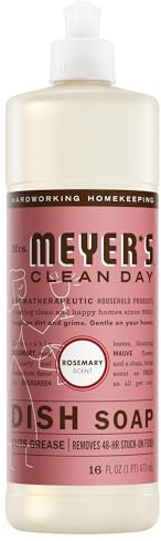 Mrs. Meyer's Liquid Dish Soap, Rosemary, 16 Fluid Ounce