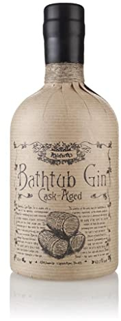 Bathtub Gin Cask-Aged, 50cl - Double-Infused 43.3% ABV Craft Gin with Orange Blossom, Cardamom and Cinnamon Notes - Hand-Crafted British Gin for the Ultimate Gin and Tonic