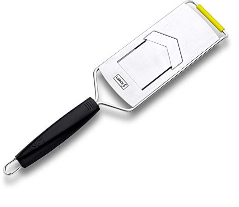 Lurch 240280 Tango Profi Feinhobel mit stufenlos einstellbarer Schnittstärke für Pilze, Trüffel, Gurken und anderes Gemüse aus Kunststoff und Edelstahl, 2.4 x 7.5 x 33 cm, Schwarz
