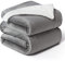BEDSURE Kuscheldecke - Warm Sherpa Wolldecke & Sofadecke, Flauschig Sofaüberwurf Decke, Dicke Couchdecke, Fleecedecke, Flauschige Wohndecke für Couch, Grau, 220x240 cm, XXL