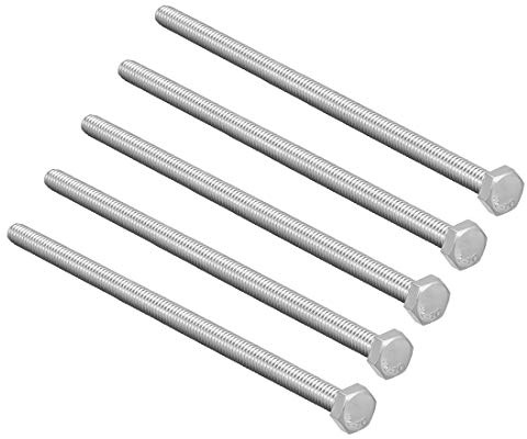 uxcell M6x110mm Hex Bolts 304 Stainless Steel Hexagon Screw Bolt 5pcs