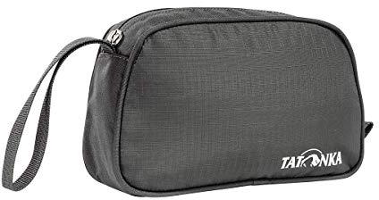 Tatonka Kulturbeutel One Day - Waschtasche mit Trageschlaufe und Mehreren kleinen Innenfächern - Titan Grey - 1,5 Liter - 23 x 13 x 8 cm