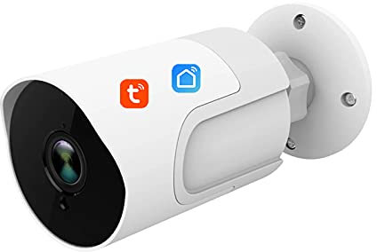 DMNSDD Security Camera, Tuya Smart Life WiFi Camera 1080P Outdoor Wireless IP Camera Two Way Audio Motion Detection Home Surveillance