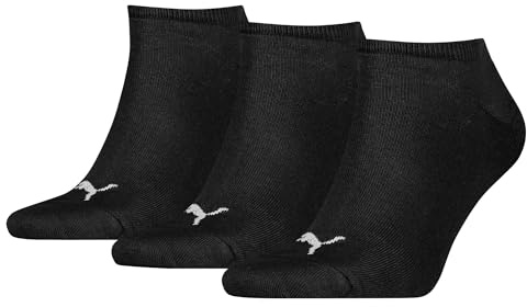 PUMA Unisex Sneaker Plain, Calcetines Unisex adulto, Black, 39-42