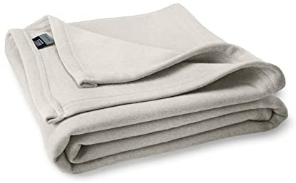 MV Sport Lightweight Sweatshirt Blanket Throw – Warm & Cozy, Breathable Oversized Fleece Knit, Couch, Bed, Travel, Cold Nights, and Outdoors – Soft Light Weight Blanket 54 x 84 Oatmeal