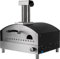 Heidenfeld Venezia Forno per Pizza a Gas | Forno a Gas - 500°C - Forno per Pizza - Pizzaiolo - Acciaio Inossidabile - Forno per Pane - Forno a Gas da Esterno - Pizzaiolo (Argento)