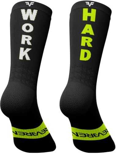 IRREVERENT Laufsocken - Kompressiv, Blasenverhindernd, Feuchtigkeitsableitend, Gepolstert - CrossFit, Fitnessstudio.
