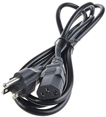 Jantoy 3-Prong AC Power Cord Compatible with Digital Ultrasonic Cleaner Jewelry Stainless Watch