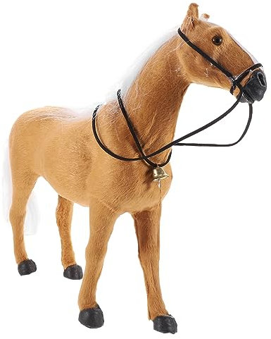 Amosfun Künstliche Pferd Figurine Aus Pferd Foto Prop Für Dekoration Zimmer Einkaufszentrum Wohnung Büro