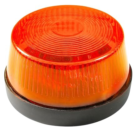 W WIDMANN MILANO Party Fashion -Blinkendes Warnlicht mit Sirene, 7 x 4 cm, Party Zubehör, Blaulicht, Polizei, Feuerwehr, Karneval, Blau