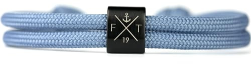KOMIMAR Gravur Armband HUA MUA Symbol - Initialenarmband - viele Farben - Surferarmband mit Gravur - Pärchenarmband