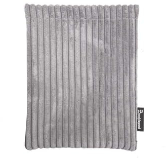 Stylische Buchhülle im Cord-Look - Schutzhülle für Bücher, Reise-freundlich und Kratzfest, Ideal für Taschenbücher und Hardcover, Perfekte Größe 20x28 cm, Praktisch und Langlebig, grau