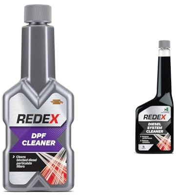 Redex DPF Cleaner Diesel, DPF Diesel Particulate Filter Cleaner To Clear Soot Blockages Quickly & Diesel Fuel System Cleaner 500ml, Diesel Additives To Remove Harmful Emissions