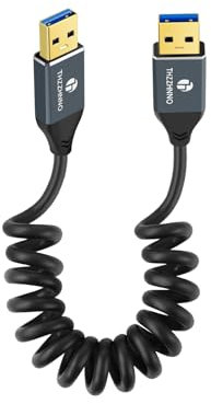 Thzzhnno Cavo Stampante USB B a USB C 2M, 5Gbps USB 3.0 da Tipo C a Tipo B per docking station per hard disk esterni scanner