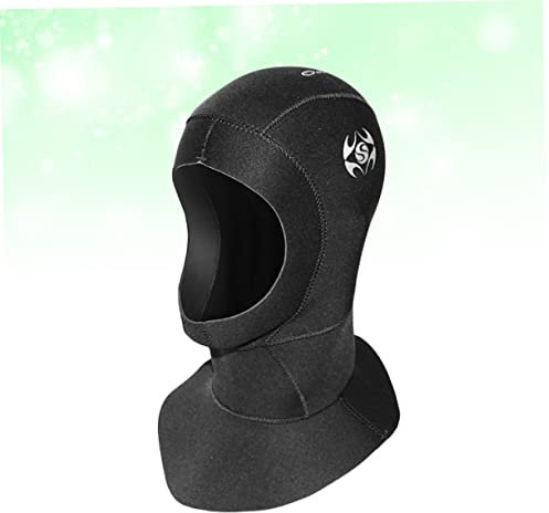 Toyvian Neopren Tauchhaube Warm Schwimmhaube Tauchen Schnorcheln Hals Hut Unisex Für Strand Schwimmen Surfen Segeln Kajak Kanu XL