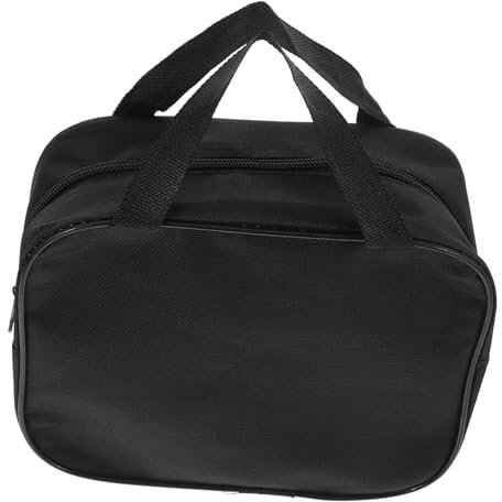 Angoily Air Pump Bag for Car Tire Pump Portable Carrying Pouch Foldable Canvas and Non-woven Storage Holder