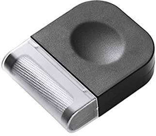 Mini Quitapelusas de Plástico Negro para Ropa y Tejidos | Batería ni Electricidad, Fácil de Usar, para Viaje y Negocio, Recortador Compacto