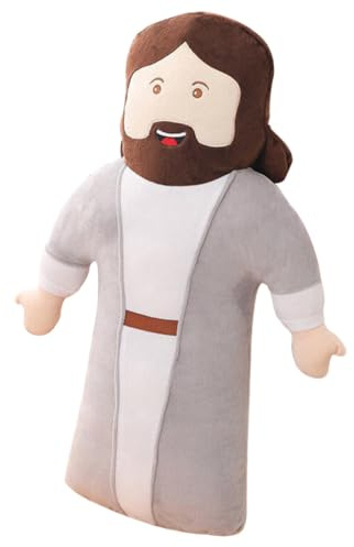HAWILLOSCH Jesus Puppe Plüschspielzeug für Christliche Dekoration für Wohnzimmer Schlafzimmer und Kreatives für Gläubige