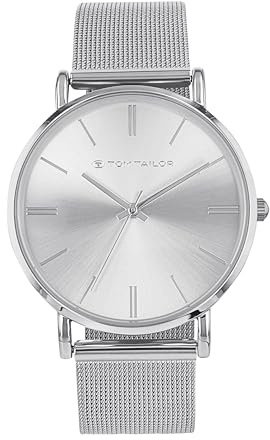 TOM TAILOR - Damen Quarz Armbanduhr - Alloy Gehäuse - Edelstahl Armband - Wasserdicht 3 Bar