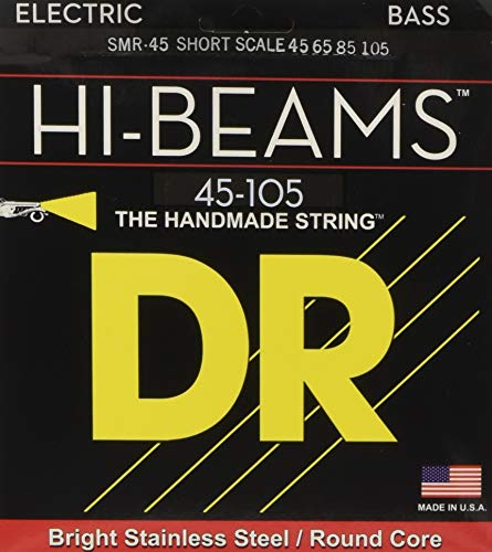 DR Strings Hi-Beam Round Core Bass Medium Short Scale