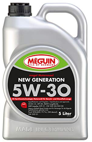 Liqui Moly Meguin Megol New Generation SAE 5W-30 | 5 L | Synthesetechnologie Motoröl | Art.-Nr.: 6513