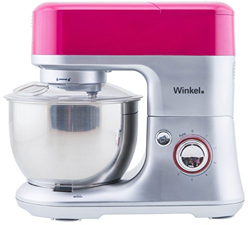 Winkel RX80 - Robot de cocina multifunción, batidora amasadora, 650 W, color rosa