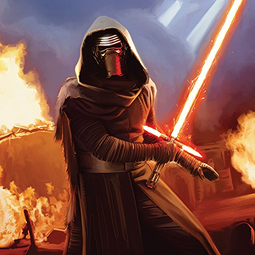 Star Wars Episode VII Kylo Ren Fire, 40 x 40 x 3,8 cm, Leinwanddruck, Mehrfarbig