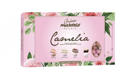 Confetti Maxtris Confetti Italiani Di MANDORLA, Nuance Camelia (4 Gusti)., Assortito, 1000 Grammo