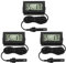 Thlevel Thermomètre Hygromètre Numérique avec Sonde Externes Jauge de Température Humidité Mètre pour Salle Séjour Bureau Reptile Incubateur Volaille 3 Pièces